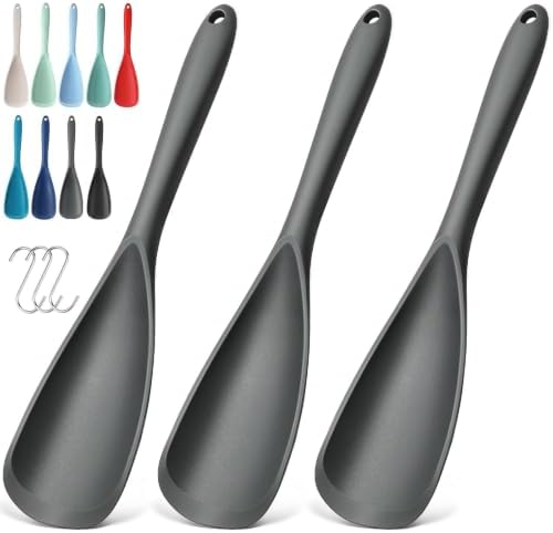 3 PACK Silicone Cooking Spatula & Spoon by VITEVER