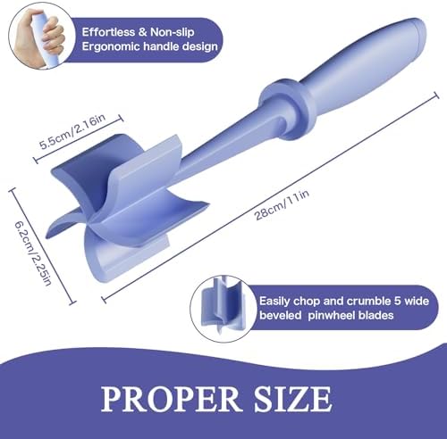2 Pack Meat Chopper Ground Beef Masher Tool - Image 4