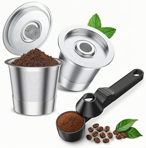 2 Pack Coffee Scoop with Funnel, 2 TBSP Reusable K Cup Powder Scoop - Image 6
