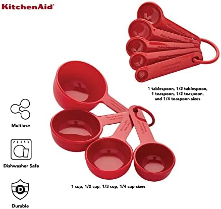 KitchenAid Universal Easy To Read Measuring Cup and Spoon Set - Image 2