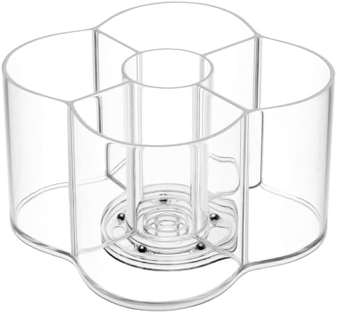 Drink Packet Organizer for Powdered Drink Mix, Divided Rotating Lazy Susan - Image 7