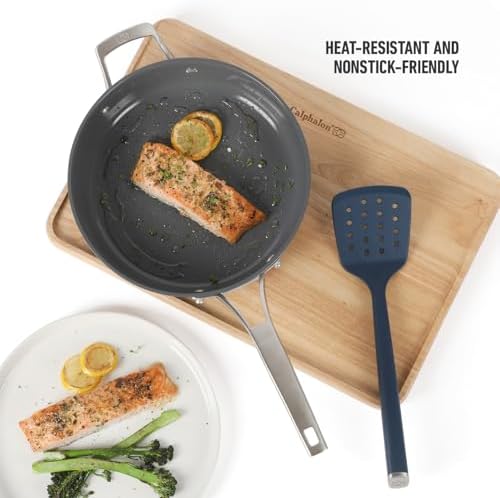 Calphalon Edge Silicone Slotted Turner, Flexible Silicone Slotted Spatula - Image 3