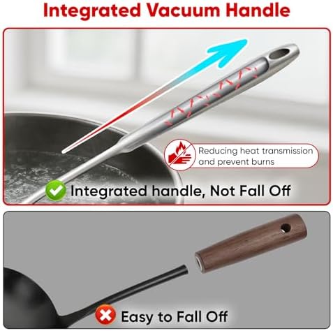 Newness 9 Pcs Cooking Utensils Set, 304 Stainless Steel Kitchen Utensils Set - Image 5