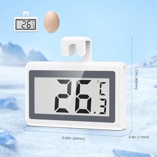 AMIR Upgraded Digital Refrigerator Thermometer, Fridge Freezer Thermometer - Image 2
