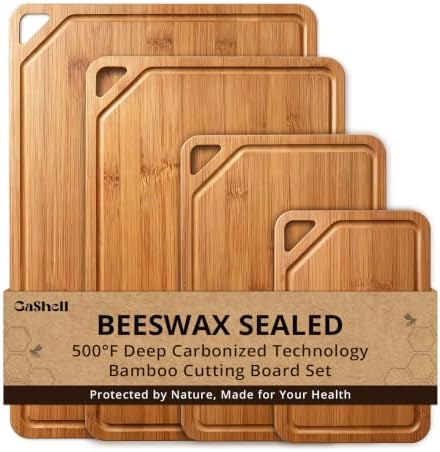 GASHELL Bamboo Cutting Board Set by GASHELL