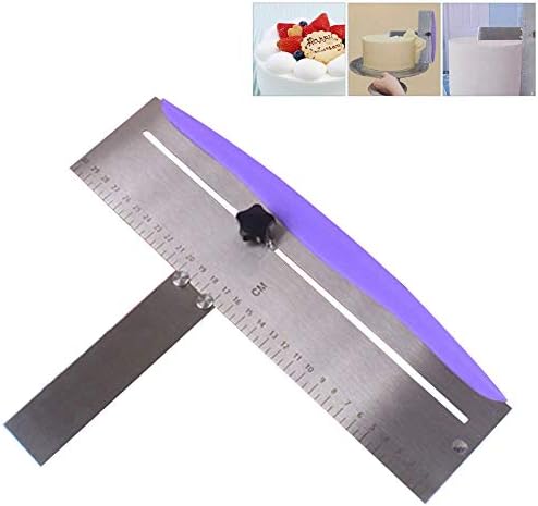 12 Inch Adjustable Cake Scraper, Stainless Steel Cake Smoother - Image 4