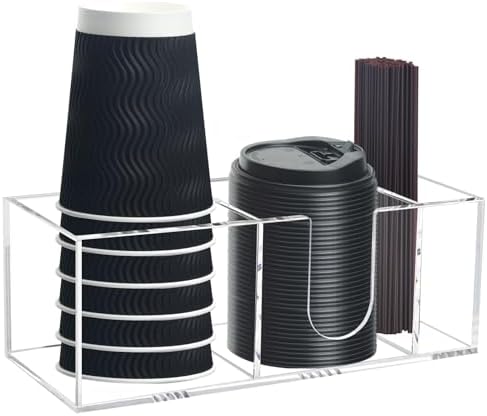 Coffee Bar Accessories and Organizer, Coffee Cup Holder Storage Box by Unknown