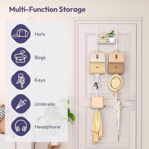 SWTYMIKI Over the Door Purse Organizer - Image 6