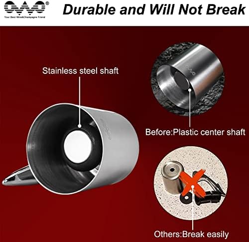 OWO Stainless Steel Wine Bottle Stopper, Reusable Wine Saver - Image 2