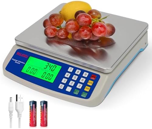 Large Digital Kitchen Scale 30KG Commercial Food Scale 66LB by rujixu