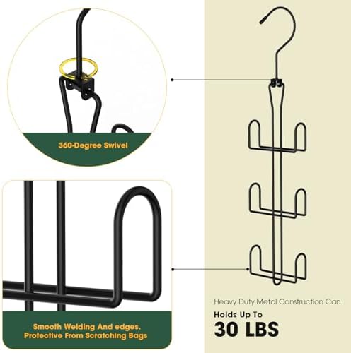 Purse Hanger 2 Pack, Purse Organizer - Image 3