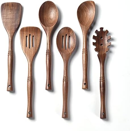 Gudamaye 12 inch Black Walnut Wooden Utensils by Gudamaye-WoodenUtensilsSets