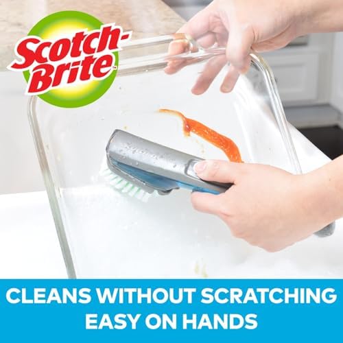Scotch-Brite Soap Control Dishwand Brush Refills, Non-Scratch Scrub Brush Heads - Image 2