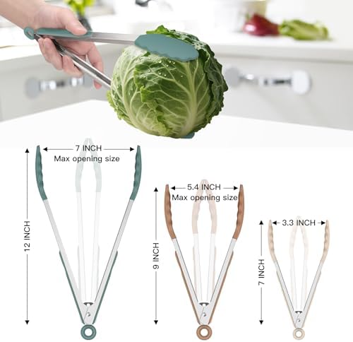 HOTEC Stainless Steel Kitchen Tongs - Image 4