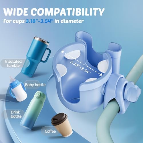 Stroller Cup Holder with Phone Holder, Accessories - Image 3