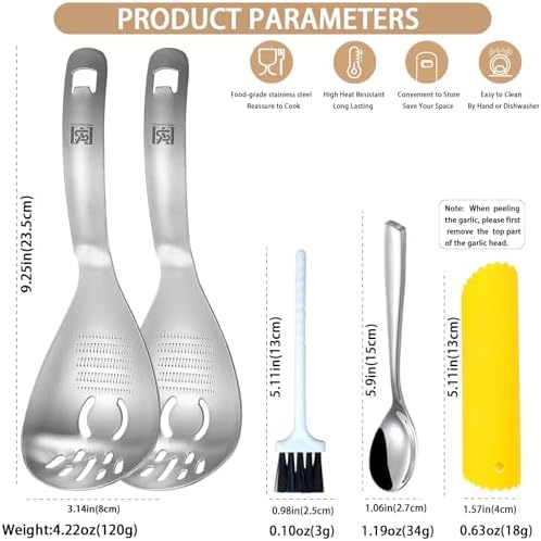 2PC Multi-Function Cooking Spoon - Image 3
