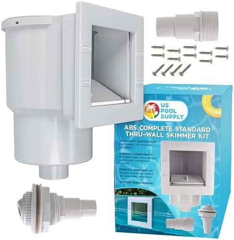 U.S. Pool Supply Standard Thru-Wall Above Ground Pool Skimmer Kit by USPoolSupply