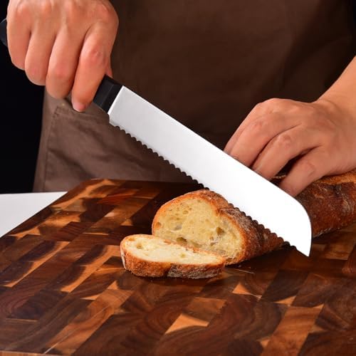 Omesata Bread Knife, Serrated Bread Knives - Image 5