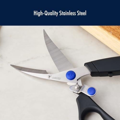 HENCKELS Kitchen Shears for Poultry, Dishwasher Safe, Heavy Duty, Stainless - Image 4