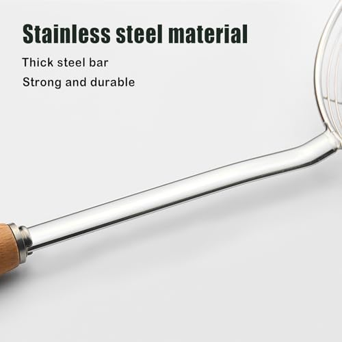 IQCWOOD 6.3" Stainless Steel Spider Strainer - Image 4
