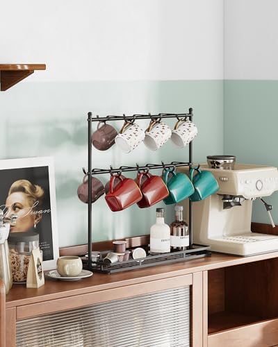 OROPY Coffee Mug Holder for Countertop, Mug Tree Rack - Image 2