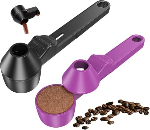 Coffee Scoop & Funnel for Reusable Refillable Coffee Pods, Coffee Measuring by NotgurliPIC