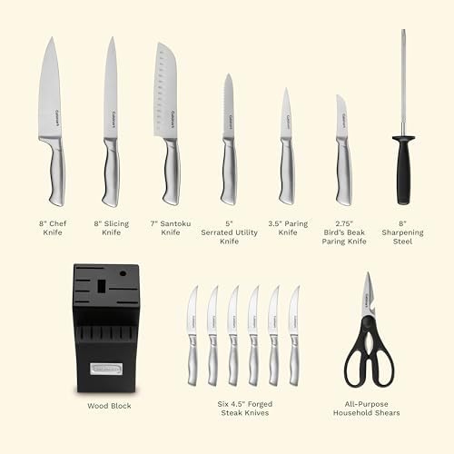 Cuisinart 15-Piece Stainless Steel Hollow Handle Block Set, C77SS-15PK - Image 4