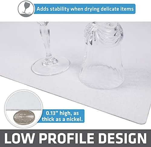 Drymate Jumbo XL Dish Drying Mat, Low-Profile, Super Absorbent, Quick Dry Fabric - Image 4