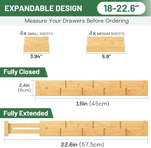 kiplant Kitchen Drawer Dividers - Image 4