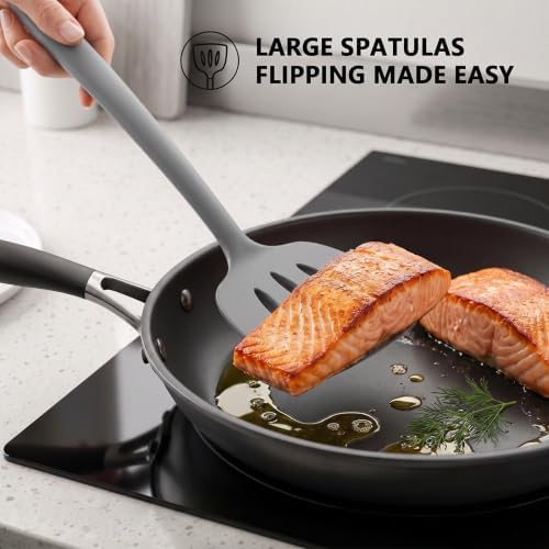 Coukre 3 Pack Silicone Spatula Set, Heat Resistant to 500°F - Image 3