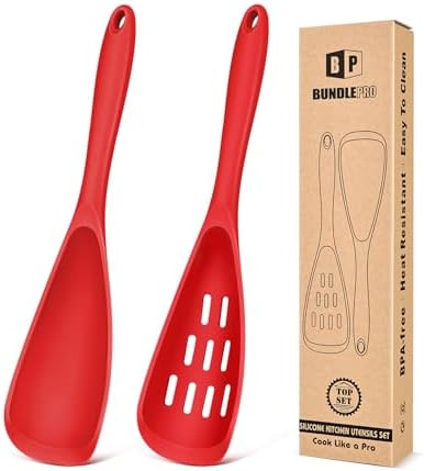 BUNDLEPRO Silicone Cooking Spoons by BUNDLEPRO