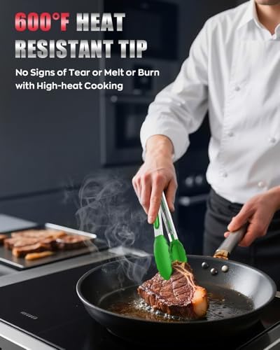 Good Grip Cooking Tongs with Silicone Tips - Image 2