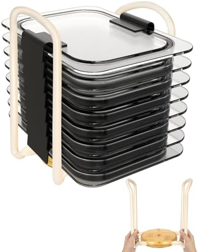 Adjustable Lids Organizer for Rubbermaid Brilliance Lids by Smartstoragesimplelife
