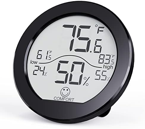 Indoor Digital Hygrometer Thermometer by SECRUI