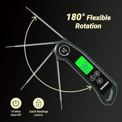 INKBIRD 0.5S Waterproof Instant Read Meat Food Thermometer - Image 4