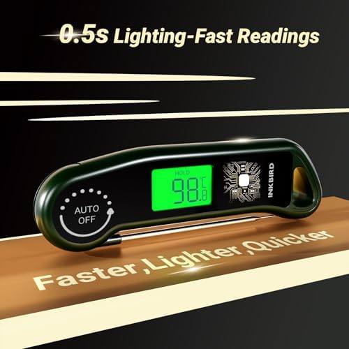 INKBIRD 0.5S Waterproof Instant Read Meat Food Thermometer - Image 2