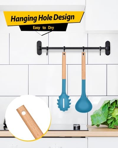 BUNDLEPRO Silicone Soup Ladle and Pasta Spoon Set - Image 6