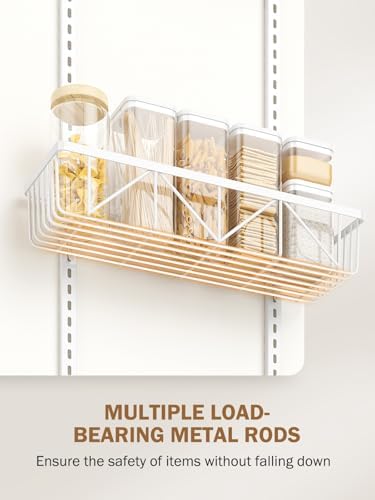 Delamu Adjustable Over the Door Pantry Organizer, 9-Tier Metal Pantry - Image 4