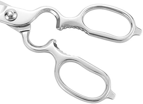 LIVINGO 8.5" Kitchen Shears Heavy Duty Forged Stainless Steel Scissors - Image 5