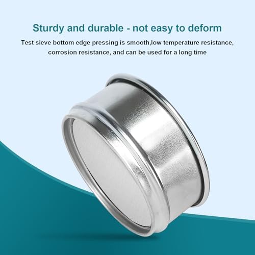 4" 304 Stainless Steel Lab Sieve, 1000 Mesh Screen Sifter - Image 4