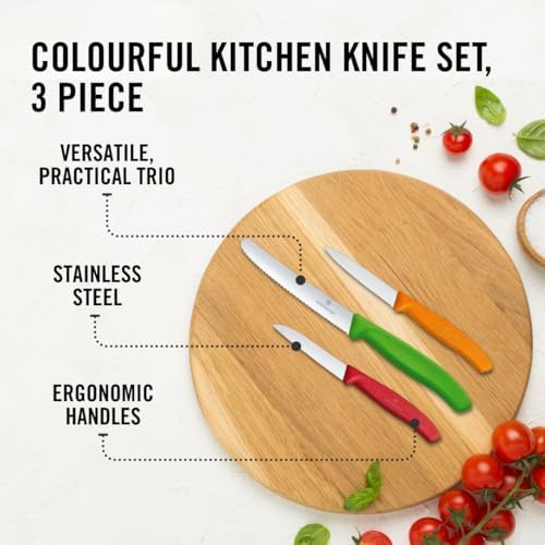 Victorinox Swiss Classic Multicolored 3-Piece Paring Knife Set - Image 5
