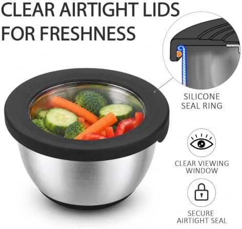 KITEISCAT Stainless Steel Mixing Bowls - Image 2