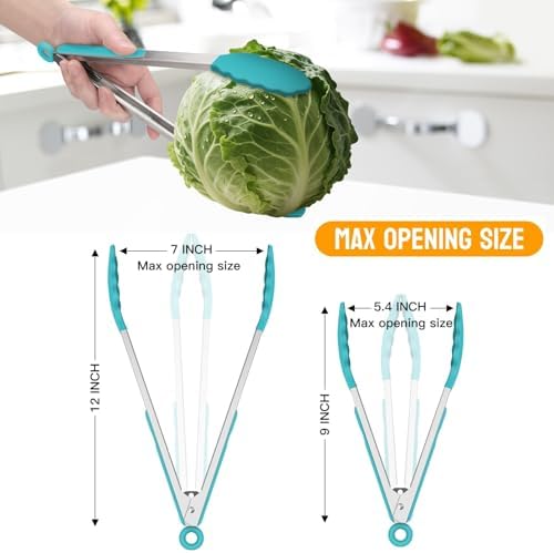 HOTEC Stainless Steel Kitchen Tongs - Image 6
