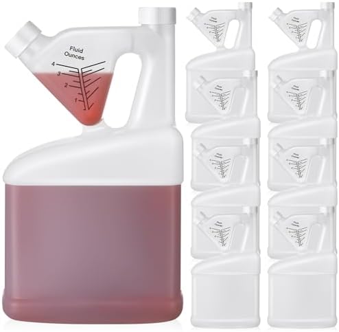 8 Pcs 64oz Tip Measure Container Tip and Pour Measuring Cup by Yiyiring