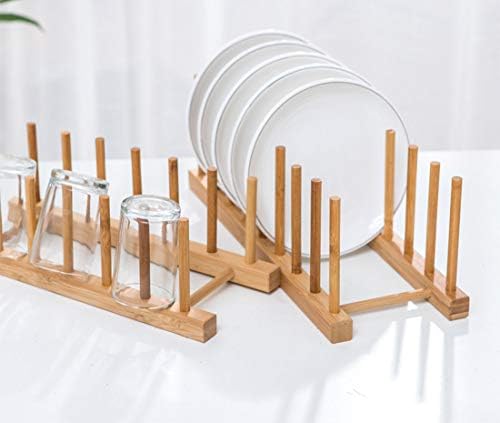 Lawei Set of 6 Bamboo Dish Rack - Image 5
