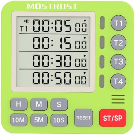 Digital Dual Kitchen Timer by MOSTRUST