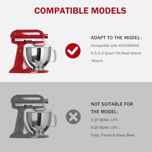 Flex Edge Beater for Kitchenaid 4.5/5 Qt Tilt-Head Mixer – Flexible Silicone - Image 2