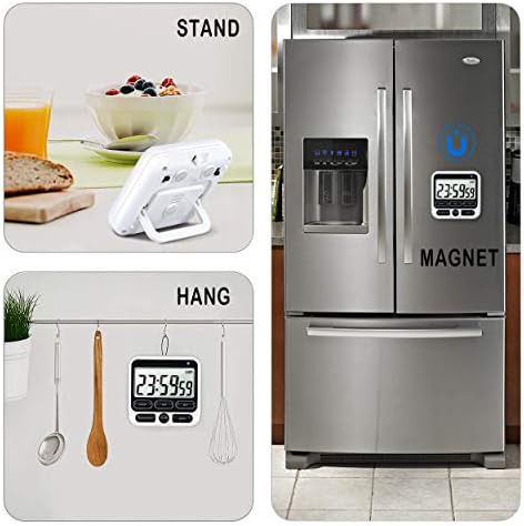 4-in-1 Digital Timer with Count Up/Down, Clock & Alarm, Ring & Silent Modes - Image 6