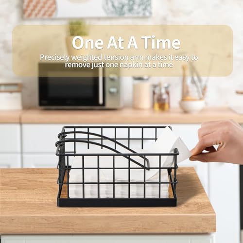 Honiter Napkin Holder for Table, Farmhouse Napkins Holder - Image 4