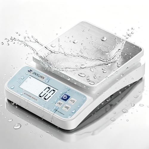 Digital Kitchen Scale 11lb/5kgx0.1g Waterproof Food Scales by JINXUAN